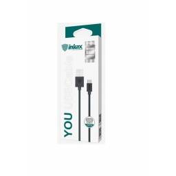 INKAX CABLE CK-01-TYPE C, NEGRO 100 CM CARGA RPIDA 2.1 A