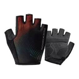 GUANTES CICLISMO ROCKBROS DE MEDIO DEDO CON MALLA ABSORBENTE