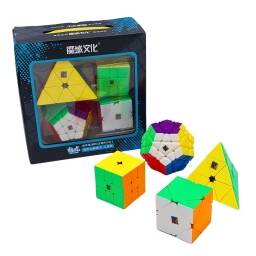 Cubo Rubik MFJS MEILONG kit de 4 cubos