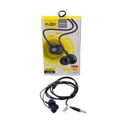 AURICULARES KLGO KS-61 IDEAL MSICA CON BASS REFLEX PLUG 3.5 NEGRO