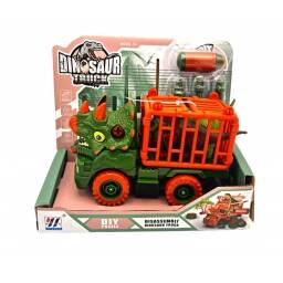 DINO TRUCK VERDE DESMONTABLE CAMIN DE TRANSPORTE