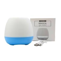 MACETA PARLANTE TOUCH BLUETOOTH C/LUZ LED  CON 7 COLORES CAMBIANTES