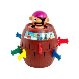 Juego de Mesa Barril Pirata Espadas Saltarin Nios Familia
