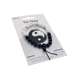 PULSERA REIKI CHAKRA YIN YANG PIEDRAS ENERGTICAS