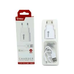 CARGADOR + CABLE 1A 1METRO INKAX CD-08 USB-IPHONE