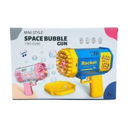 Pistola De Burbujas Doble Automtica Rocket Bubble