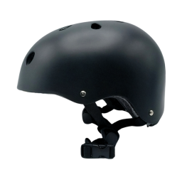 Casco Bicicleta Skate Monopatin Rollers BMX Deporte Talles  S-M-L  Negro Mate
