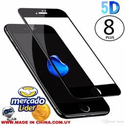 VIDRIO PROTECTOR IP 7 Y IP 8 PLUS COLOR