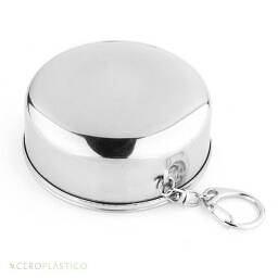 Vaso Plegable 240 ml. de Acero Inoxidable