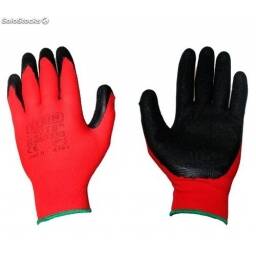 Guantes Trabajo Obra Constuccion - ltex y polister Talla 10 