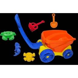 CARRITO DE ARRASTRE ARENERO + 5 ACCESORIOS