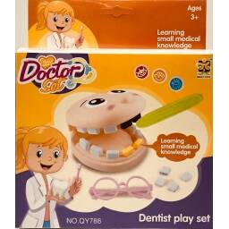 JUGANDO A SER DENTISTA DOCTOR SET EDUCATIVO DIDCTICO