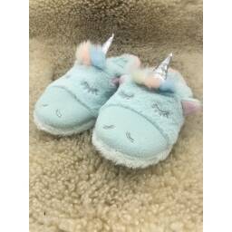 PANTUFLAS ZOUL DAMA CELESTE UNICORNIO ABIERTA