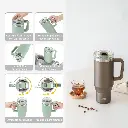 Vaso Térmico Jarro Tyeso 1.2 L Acero Asa Sorbito Aislamiento