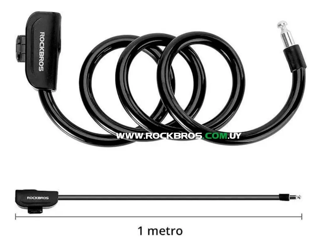 Cadena De Seguridad Rockbros Ligera Con Llaves
