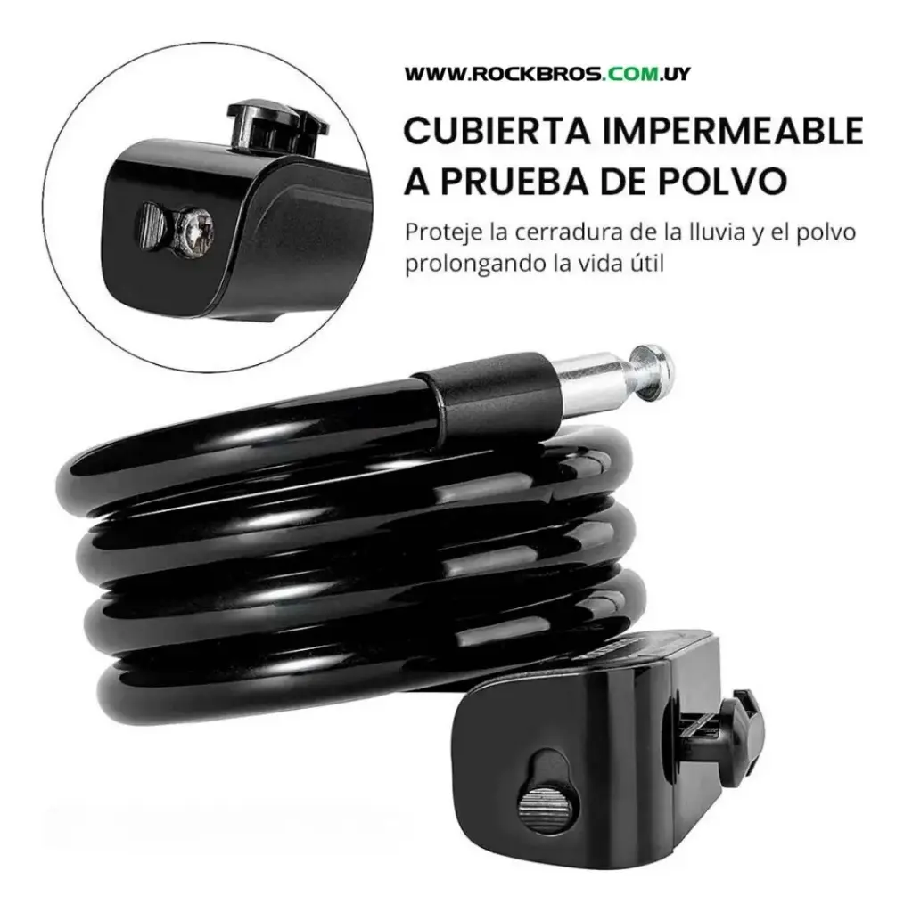 Cadena De Seguridad Rockbros Ligera Con Llaves