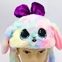 Gorro Infantil Abrigado Mueve Orejas Arcoiris Con Luces Niño