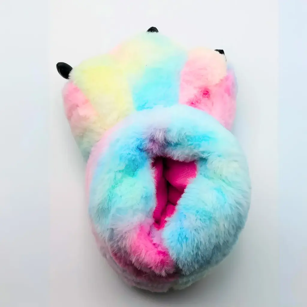 Pantuflas De Garras Multicolor Pasteles
