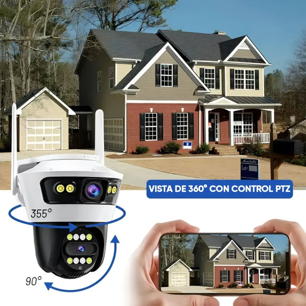 Camara Seguridad Jortan 1080p Full Hd Exterior Inalambrica