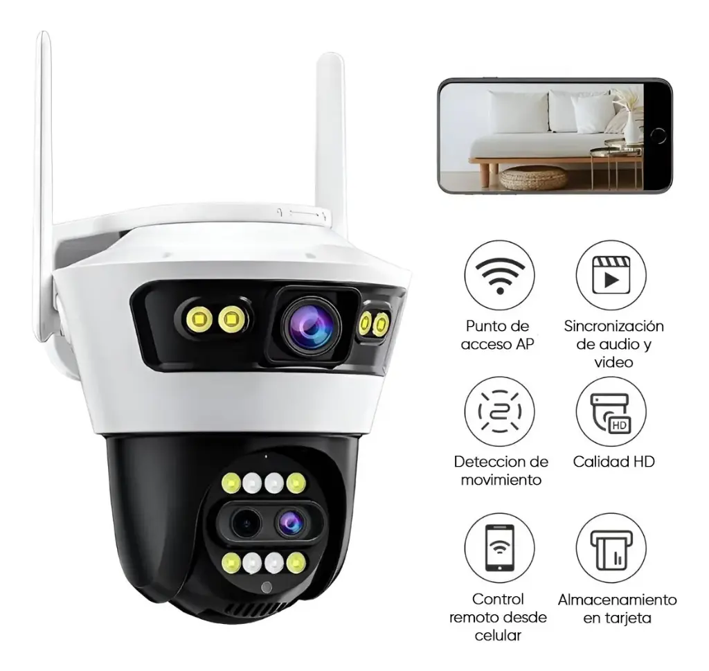 Camara Seguridad Jortan 1080p Full Hd Exterior Inalambrica