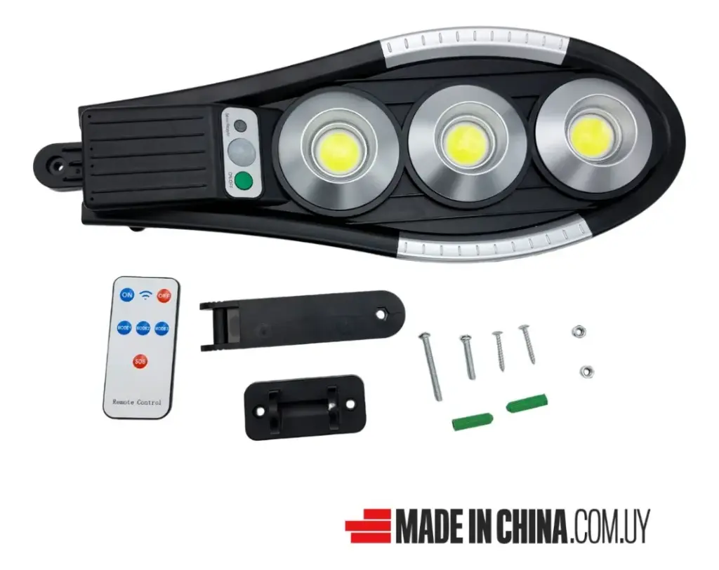 Foco Panel Solar De 150w 3 Modos C/remoto