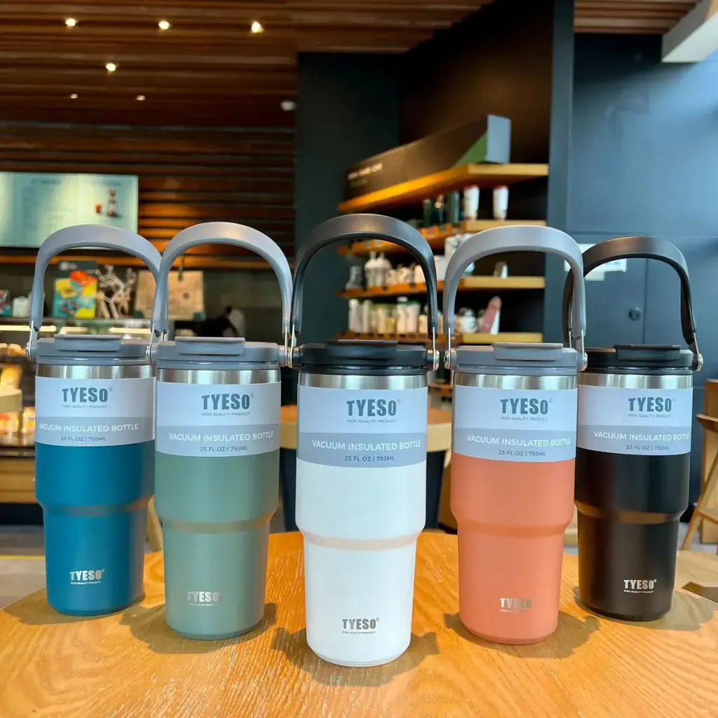 Vaso Jarro Térmico -750ml Tyeso Acero Inox Frio Calor Mug