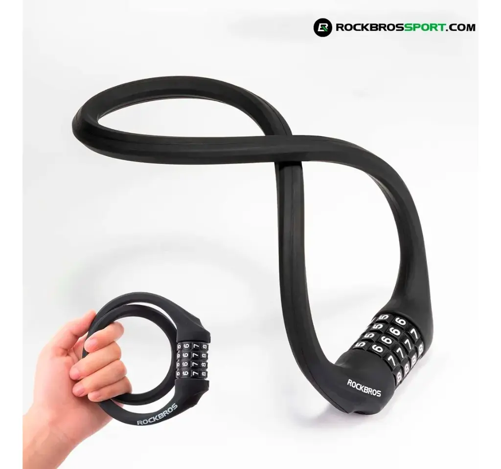 Candado Cadena Rockbros Flexible Antirrobo Con Combinación