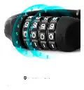 Candado Cadena Rockbros Flexible Antirrobo Con Combinación