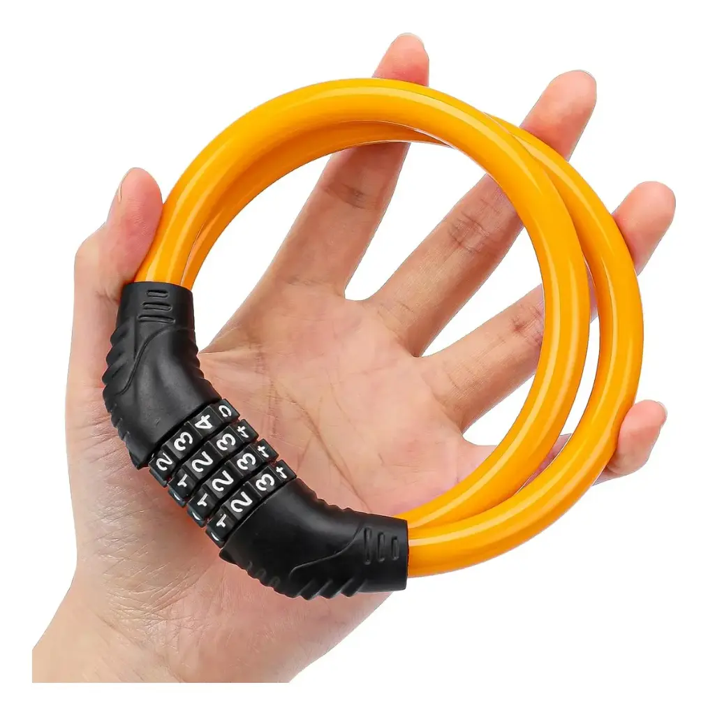 Cadena Candado Codigo Anti Robo Moto Bicicleta 120 Cm Tranca