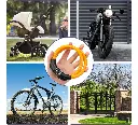 Cadena Candado Codigo Anti Robo Moto Bicicleta 120 Cm Tranca