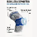 Rodillera Deportiva Con Varillas De Protección Y Gel