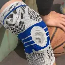 Rodillera Deportiva Con Varillas De Protección Y Gel