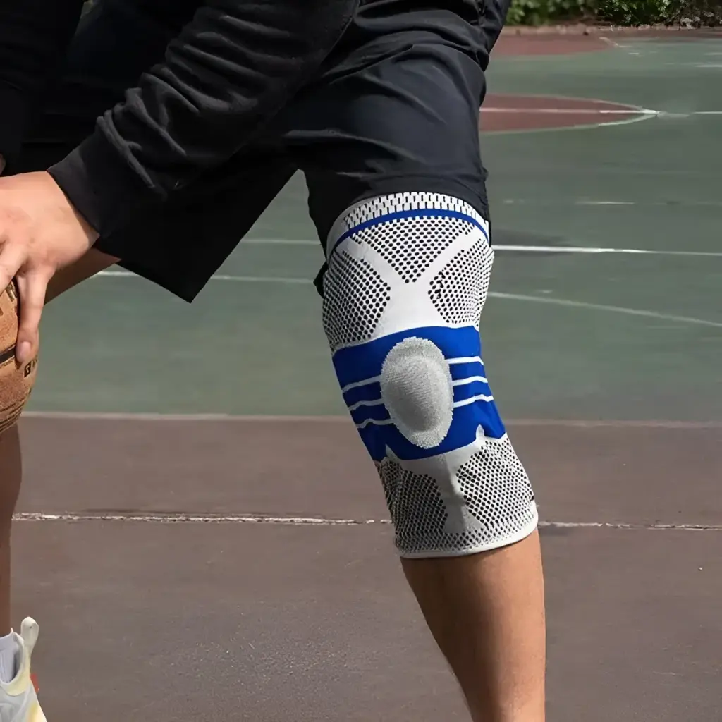 Rodillera Deportiva Con Varillas De Protección Y Gel