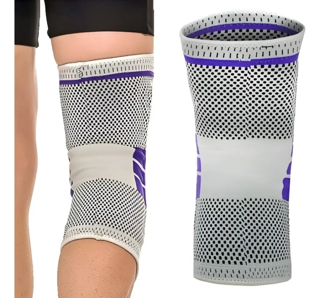 Rodillera Deportiva Con Varillas De Protección Y Gel