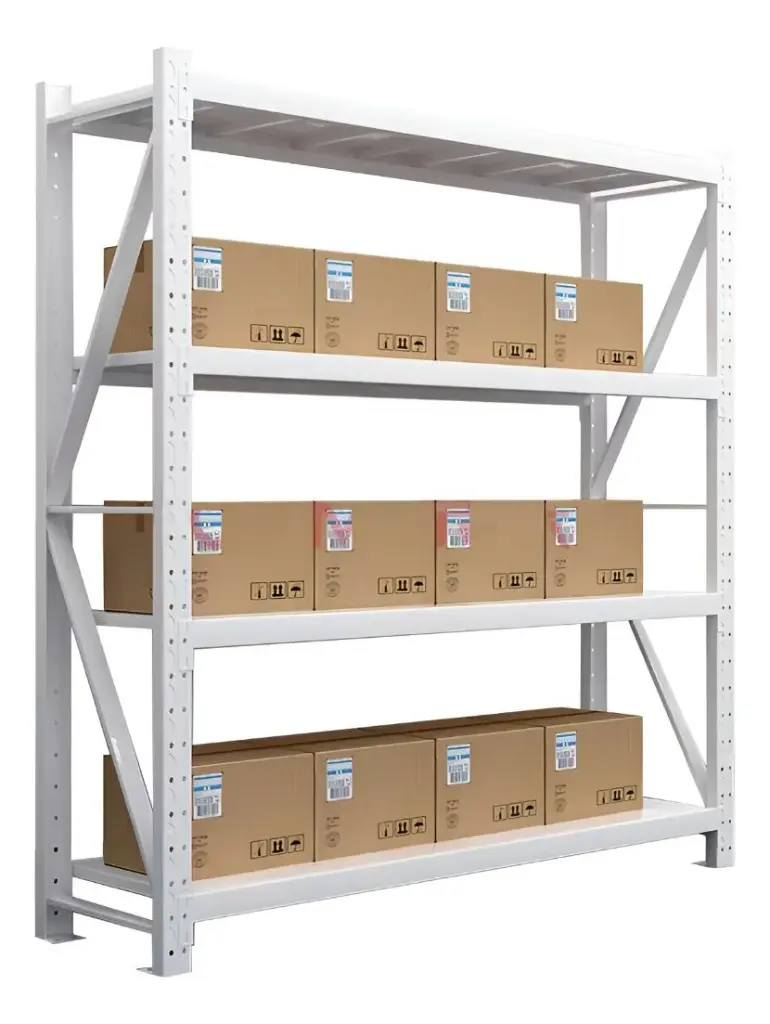Estantería Metálica Reforzada 200 Kg Nivel Resistente 2x2x60
