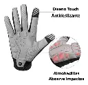 Guantes Rockbros Con Forro Térmico Polar Apto Touch