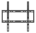 Soporte Tv Led Lcd 26-63 Pulgadas Para Pared Fijo 50kg.