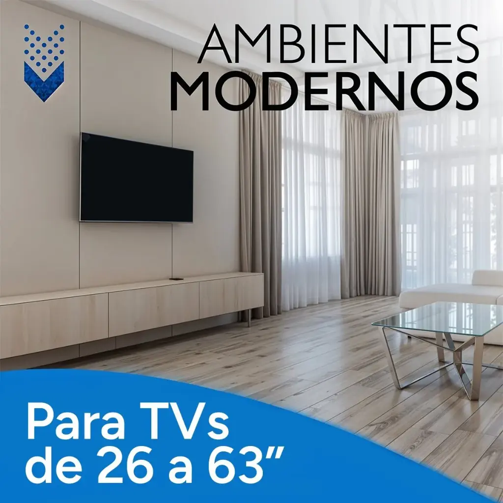 Soporte Tv Led Lcd 26-63 Pulgadas Para Pared Fijo 50kg.