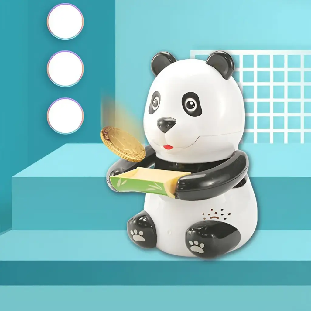 Alcancia Panda Grande Mastica Monedas Musical Regalo