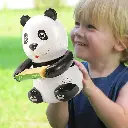 Alcancia Panda Grande Mastica Monedas Musical Regalo