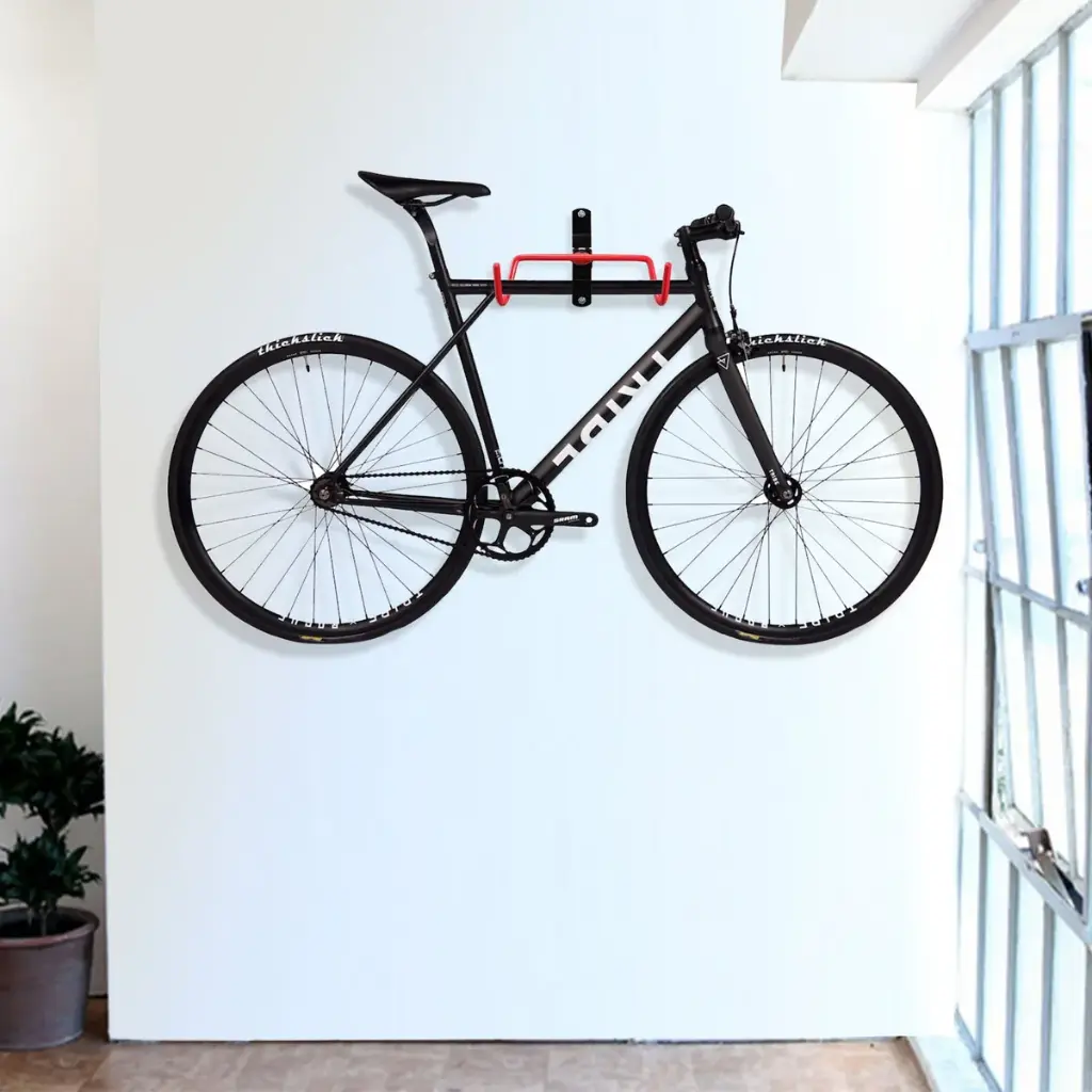 Soporte Para Colgar Bicicleta En Pared Forrado Y Retráctil