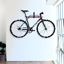 Soporte Para Colgar Bicicleta En Pared Forrado Y Retráctil