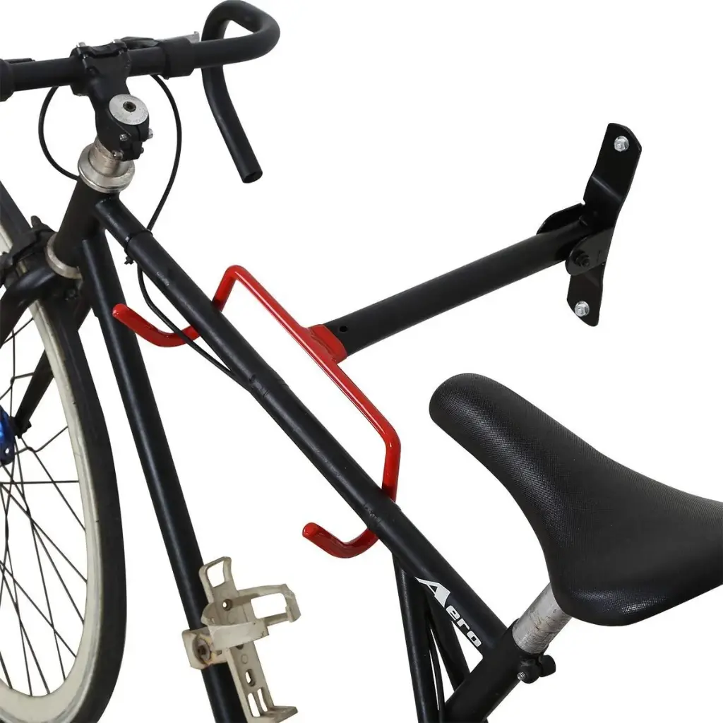 Soporte Para Colgar Bicicleta En Pared Forrado Y Retráctil