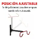 Soporte Para Colgar Bicicleta En Pared Forrado Y Retráctil