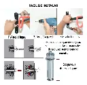 Soporte Para Colgar Bicicleta En Pared Forrado Y Retráctil