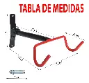 Soporte Para Colgar Bicicleta En Pared Forrado Y Retráctil
