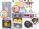 Cocina De Madera Completa Con Heladera Lavarropa Accesorios®