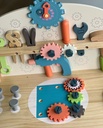Juego Mesa De Herramientas De Madera Con Accesorios 80x60x30