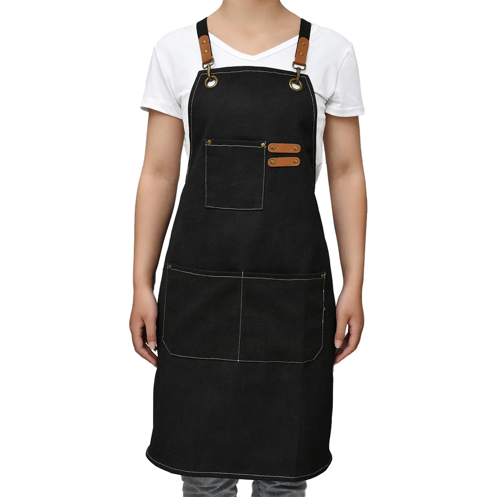 Delantal Gastronómico Unisex Jean Cocina Barbería Asado Chef