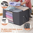 Set Caja Organizadora X2 Ropa Guarda Mantas Frazadas Tela QL